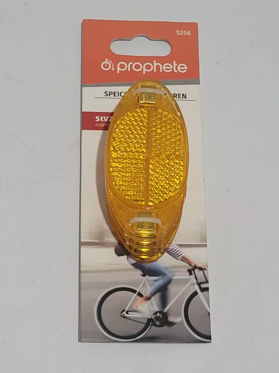 ELEMENTY ODBLASKOWE NA SZPRYCHY DO ROWERU 4 SZT. PROPHETE MODEL 5256