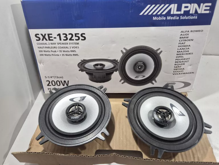 GŁOŚNIKI SAMOCHODOWE ALPINE SXE-1325S 13 CM 130 MM 200W