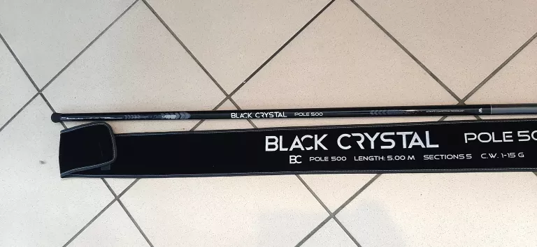 WĘDKA MIKADO BLACK CRYSTAL POLE 500 CM 1-15G / JAK NOWA