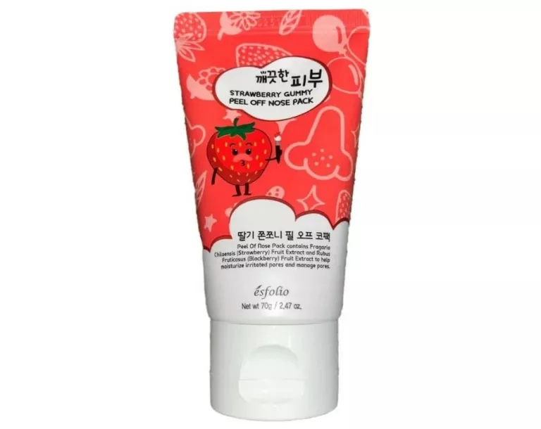 ESFOLIO STRAWBERRY GUMMY PEEL OFF-PRZECIW CZARNYM ZASKÓRNIKOM NA NOSIE 70G