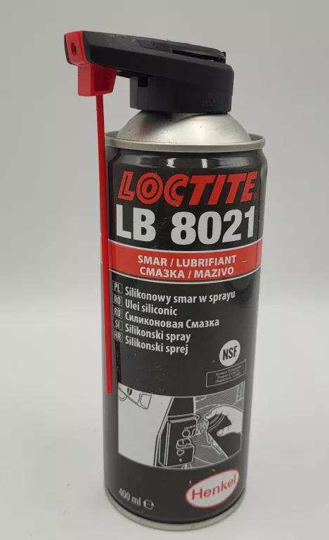 LOCTITE LB 8021 400 ML SMAR/OLEJ SILIKONOWY SPRAY