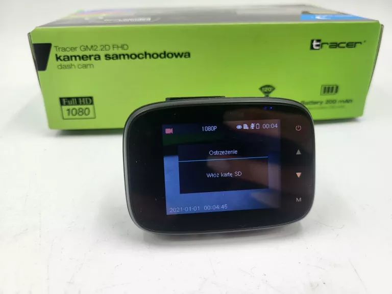 KAMERKA SAMOCHODOWA TRACER GM2.2D FHD KOMPLET