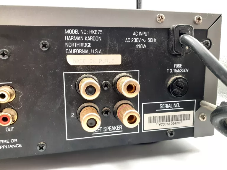 WZMACNIACZ STEREO HARMAN KARDON HK670