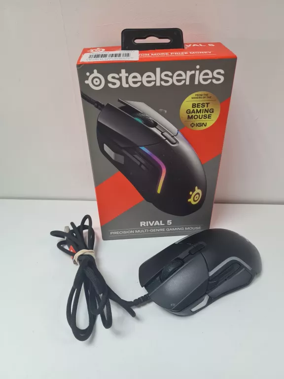 MYSZ STEELSERIES RIVAL 5 KOMPLET