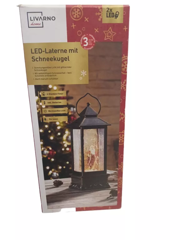 LAMPION LATARENKA LIVARNO HOME MIKOŁAJ 24CM