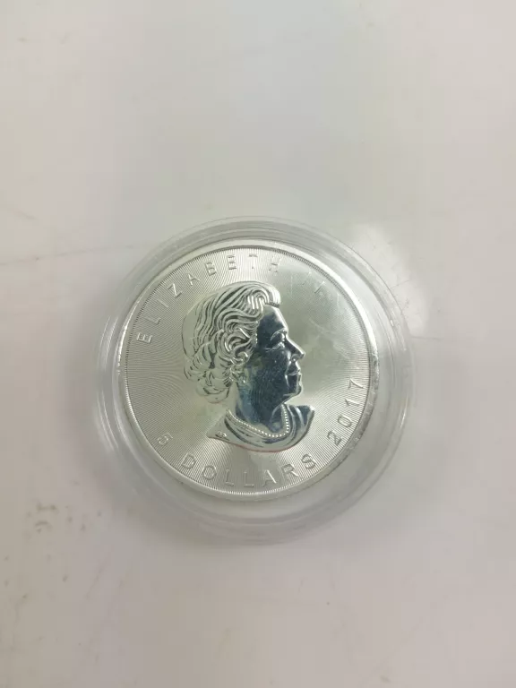 SREBRNA MONETA CANADA 5 DOLLARS 2017 ELIZABETH II