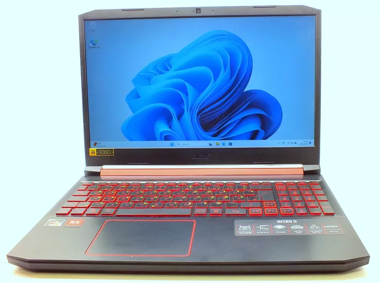LAPTOP GAMINGOWY ACER NITRO 5 AMD RYZEN 5 16/1500 GB SSD