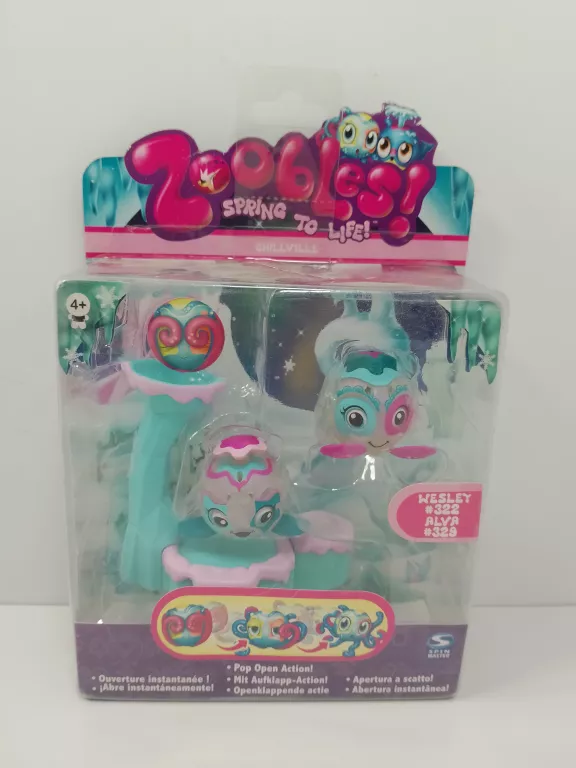 ZOOBLES ZESTAW PODWÓJNY FIGUREK SPIN MASTER RÓŻNE RODZAJE