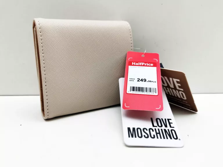 LOVE MOSCHINO PORTFEL DAMSKI BEŻOWY