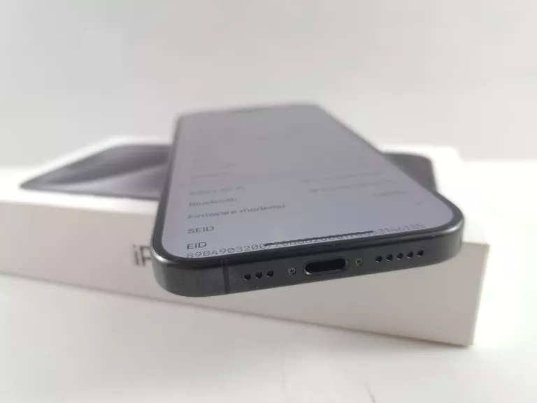 APPLE IPHONE 15 PRO 128 GB 5G CZARNY USZKODZONY