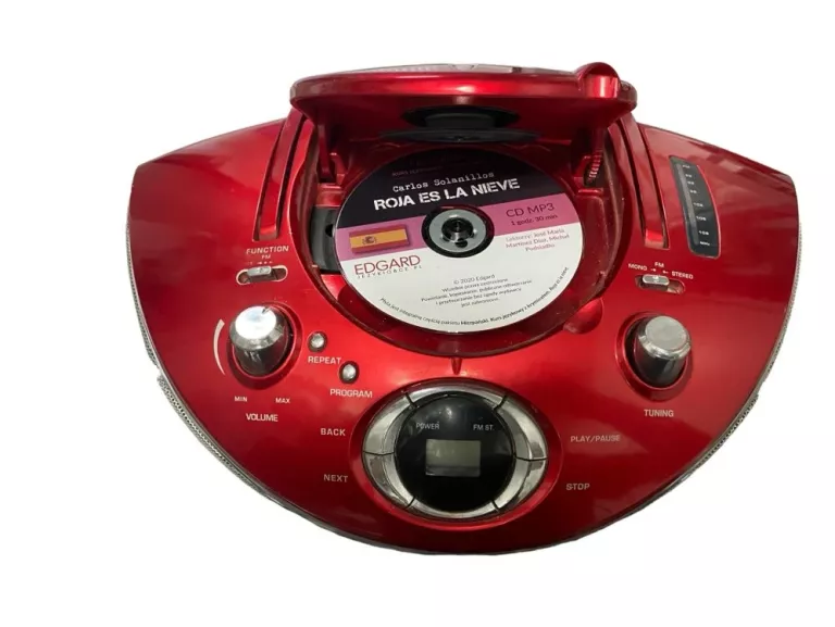 PRZENOŚNE RADIO I ODTWARZACZ PŁYT CD