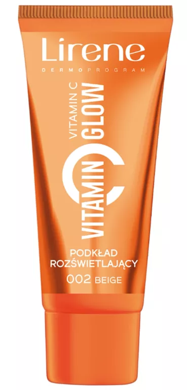 LIRENE VITAMIN C GLOW PODKŁAD 002 BEIGE 30ML  5900717661219