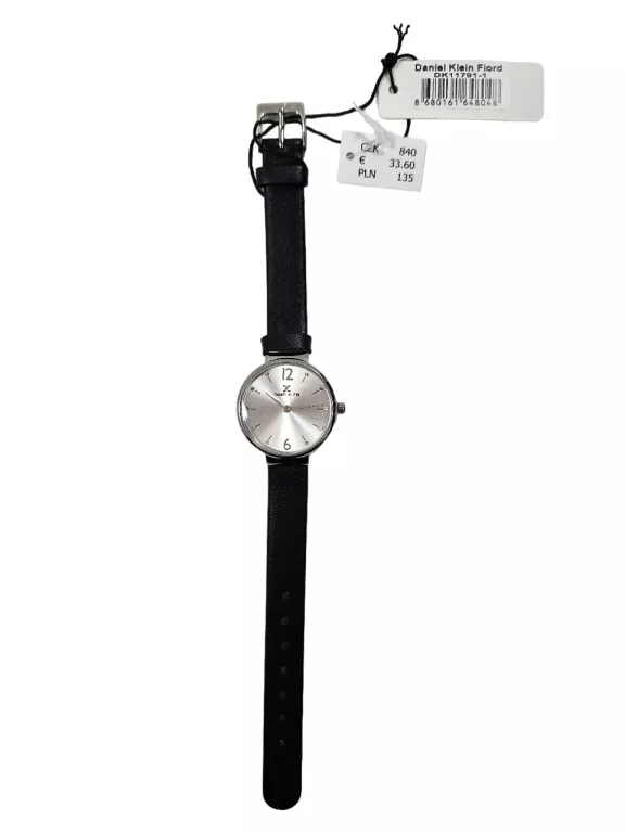 ZEGAREK DAMSKI DANIEL KLEIN FIORD DK11791-1 CZARNY PASEK