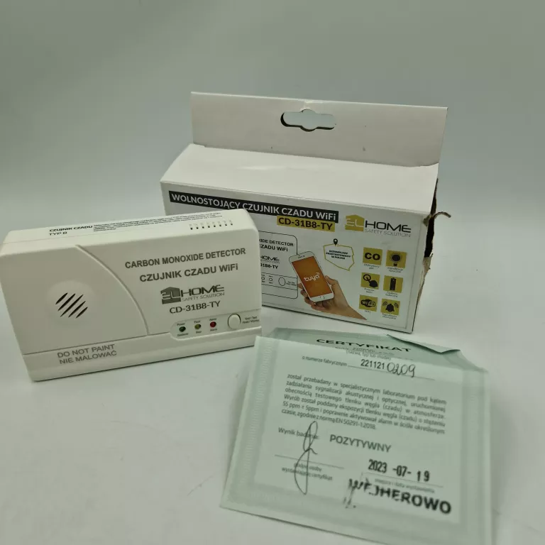 WOLNOSTOJĄCY CZUJNIK CZADU WIFI CD-31B8-TY POLECAM