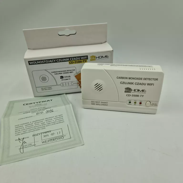WOLNOSTOJĄCY CZUJNIK CZADU WIFI CD-31B8-TY POLECAM
