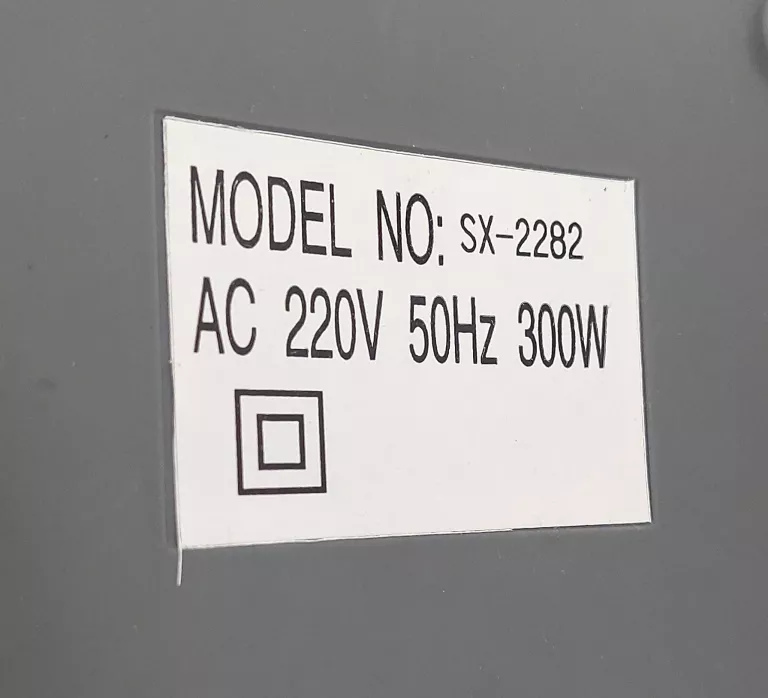 SOKOWIRÓWKA SOLINEX SX-2282 300W USZKODZONA!