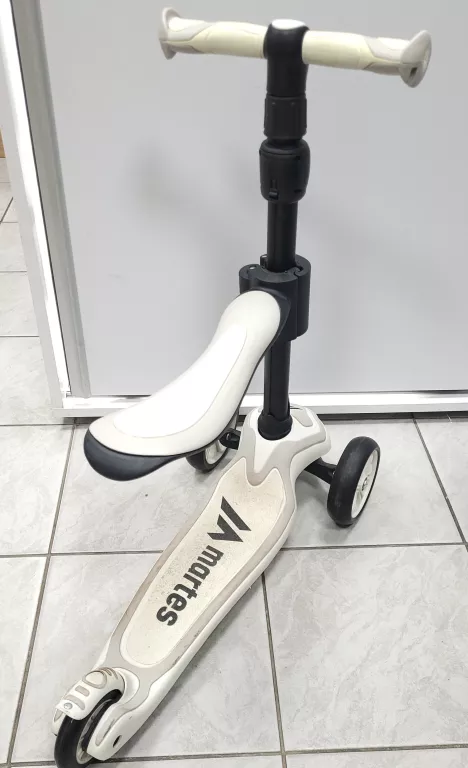 HULAJNOGA MARTES SCOOTER TRZYKOŁOWA JUNIOR BIAŁA