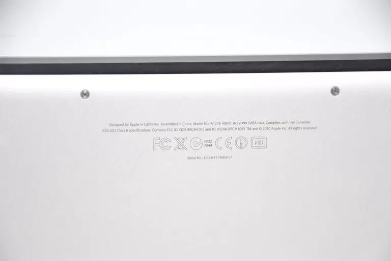 LAPTOP APPLE MACBOOK 13 (A1278)Z ZASILACZEM