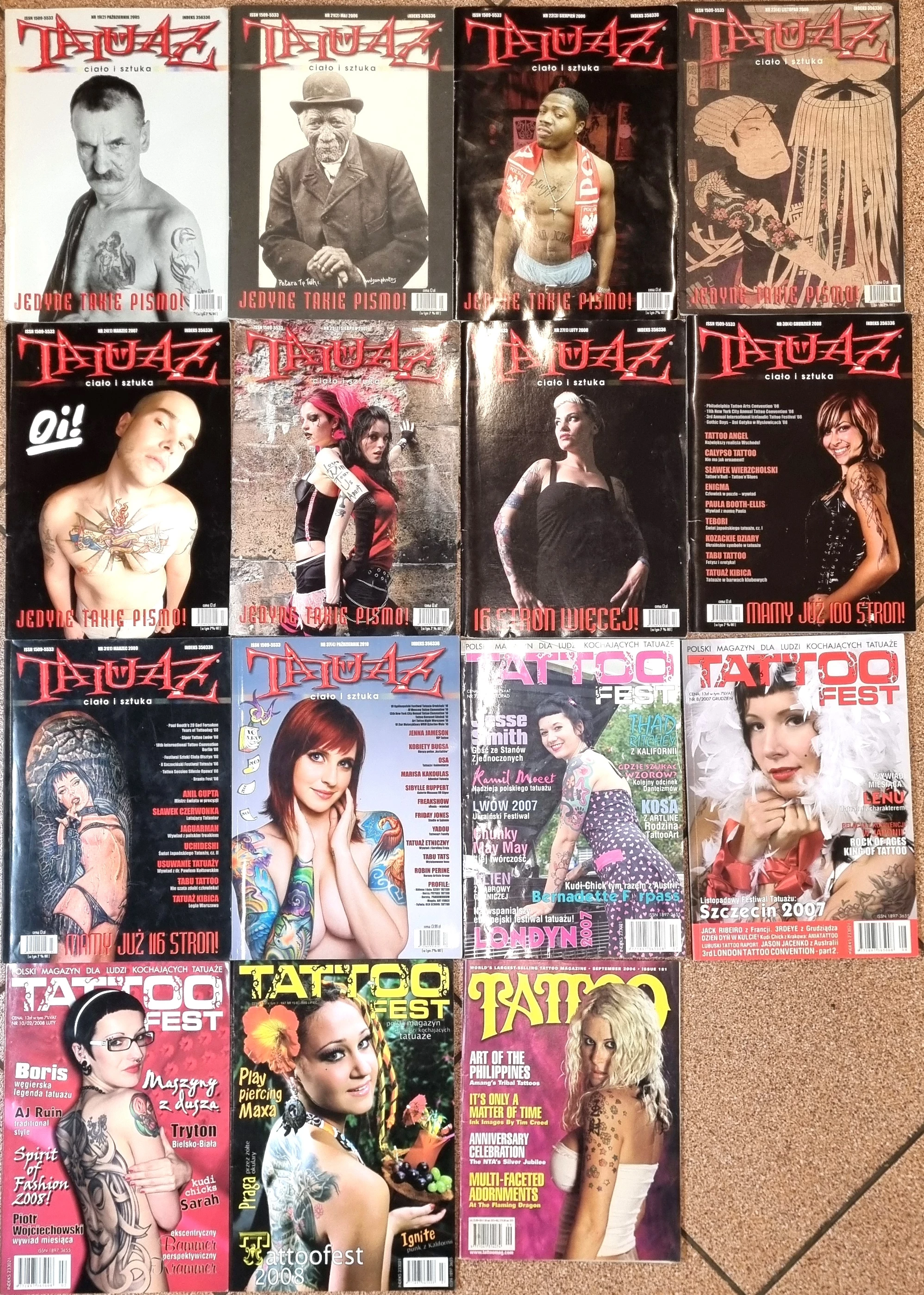 zestaw-pietnastu-czasopism-o-tatuazach-lata-2000-wp-5e-belchatow-mk