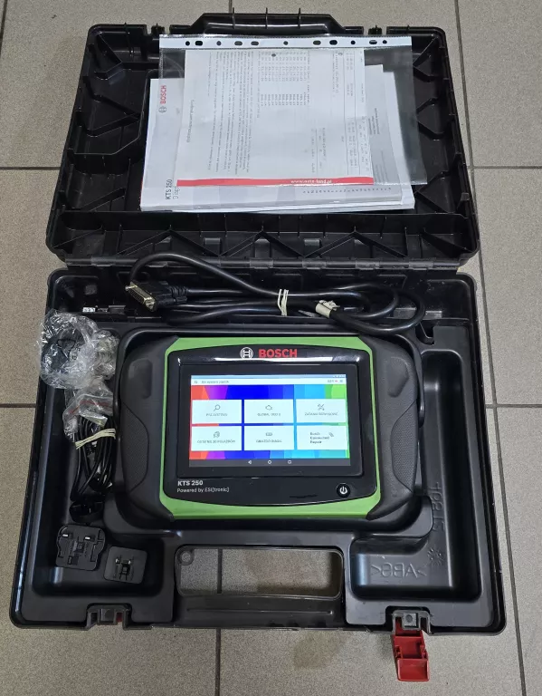 TESTER USTEREK BOSCH KTS 250, FV, LICENCJA DOŻYWOTNIA