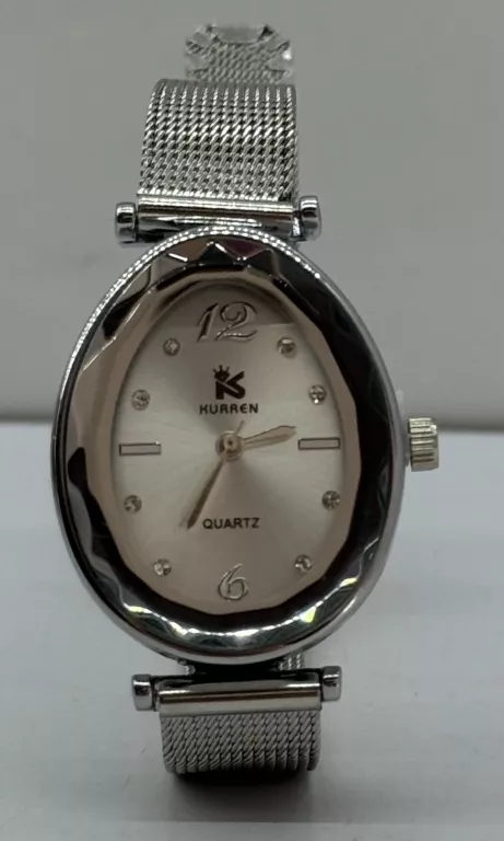 ZEGAREK KURREN QUARTZ A-1386 SREBRNY