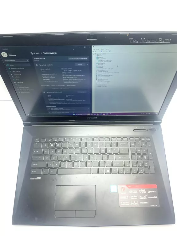 LAPTOP MSI GL72 6QC I7 6700 16GB RAM 512SSD 940MX GTX