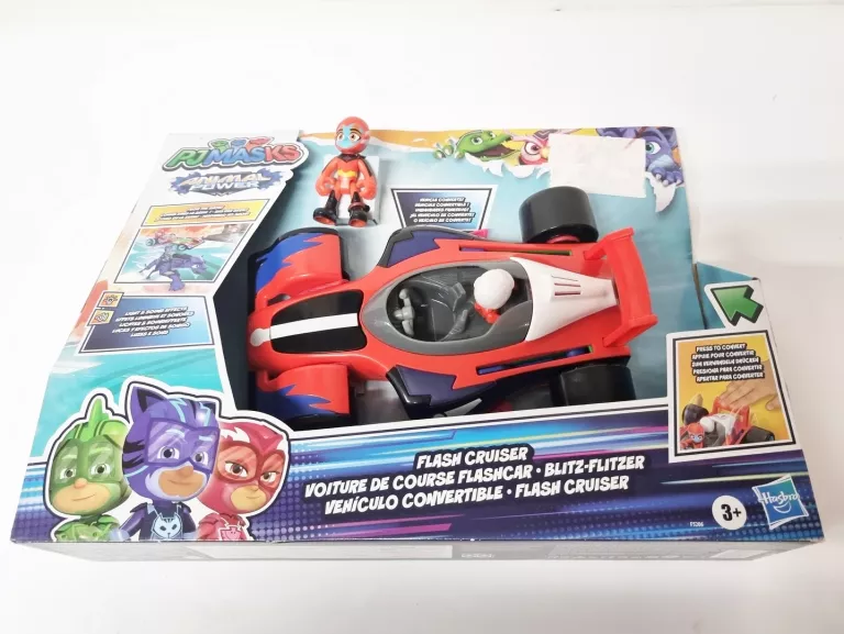 POJAZD HASBRO PIDŻAMERSI PJ MASKS ANIMAL POWER FLASH CRUISER CZERWONY