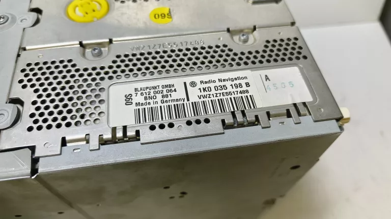 NAWIGACJA RADIO VW 1K0 035 198 B BLAUPUNKT