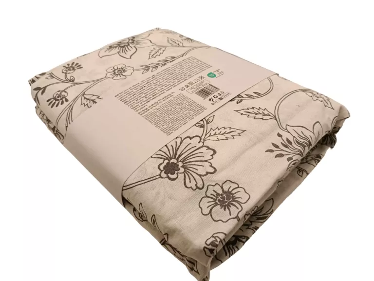 PEPCO HOME KOMPLET POŚCIELI 100% BAWEŁNA 140X200 CM BIAŁA W KWIATY