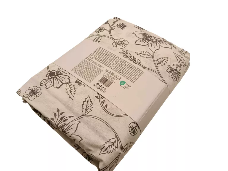 PEPCO HOME KOMPLET POŚCIELI 100% BAWEŁNA 140X200 CM BIAŁA W KWIATY