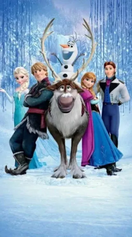 PLAKAT OBRAZ FROZEN KRAINA LODU ELSA ANNA 70X50 CM