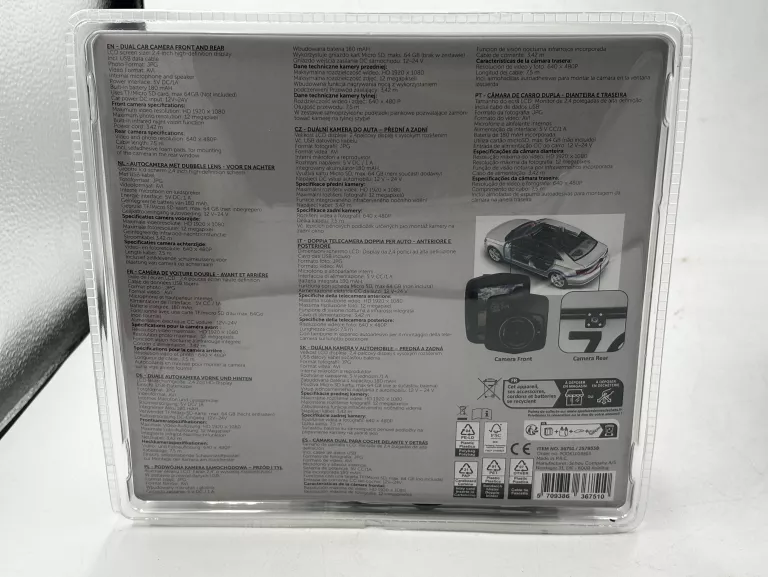 PODWÓJNA KAMERA SAMOCHODOWA NOR TEC KOMPLET