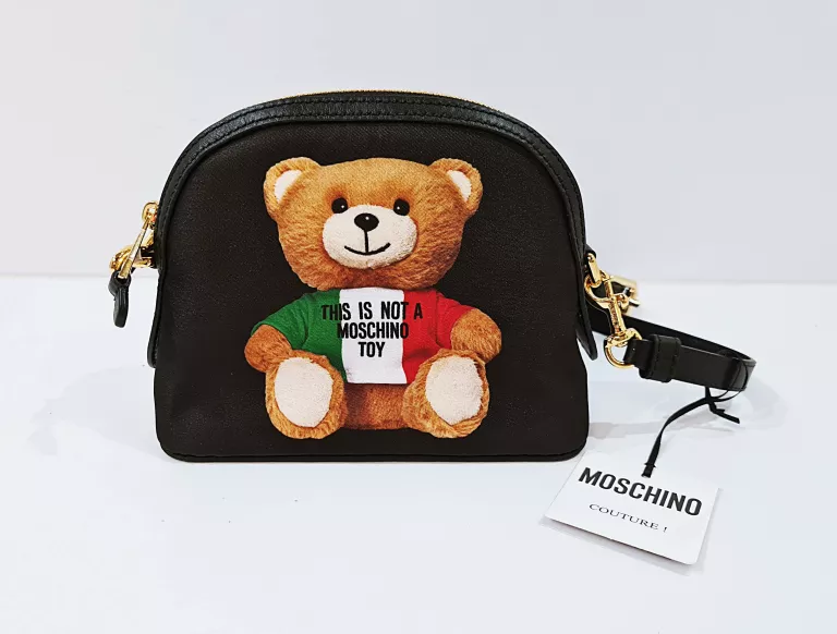 TOREBKA NA RAMIĘ MOSCHINO COUTURE TEDDY BEAR
