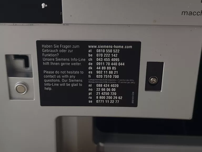 AUTOMATYCZNY EKSPRESS DO KAWY SIEMENS TE 515