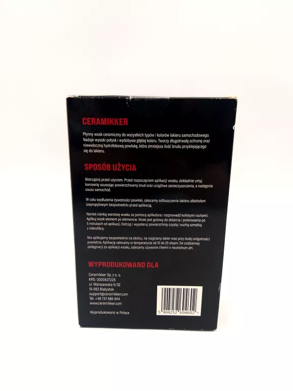 WOSK CERAMICZNY CERAMIKKER CERAMIC WAX 250 ML ZESTAW#IGŁA