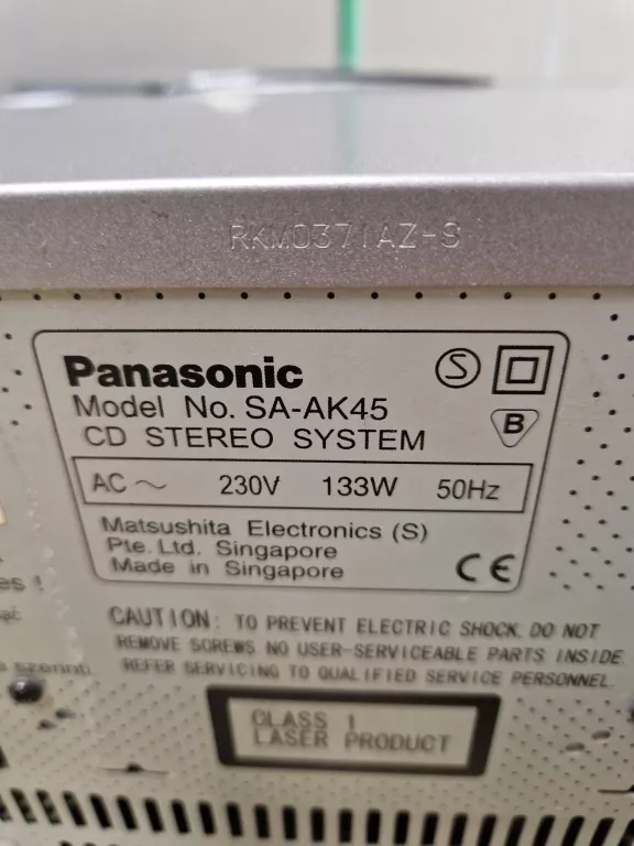 WIEŻA PANASONIC SA-AK45