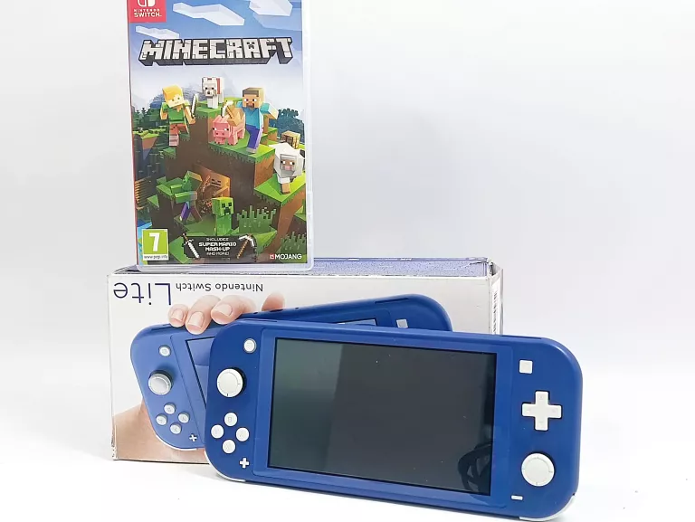 KONSOLA NINTENDO SWITCH LITE NIEBIESKI + GRA MINECRAFT
