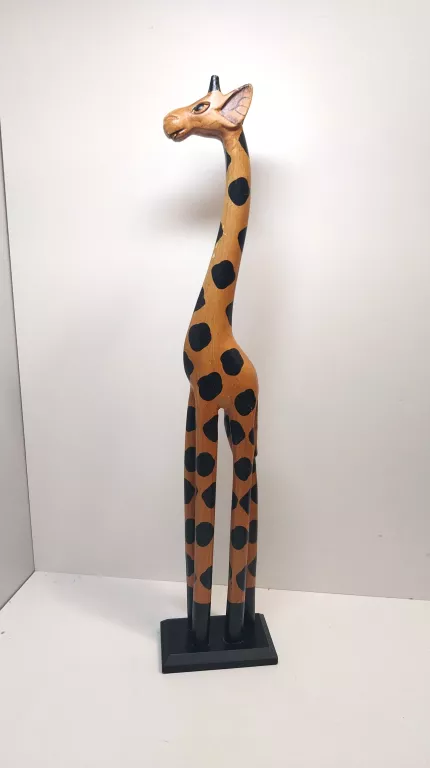 ŻYRAFA DREWNIANA FIGURKA