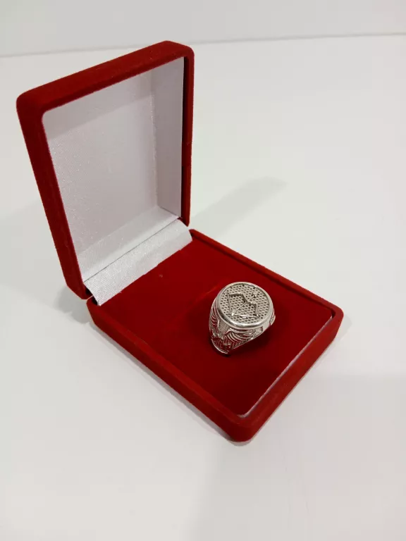 ZŁOTY PIERŚCIONEK GLAMIRA UNDRAIS PR.375 11,36G R.17/ BIAŁE ZŁOTO