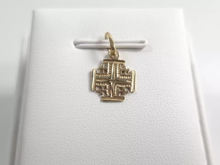 ZŁOTY KRZYŻYK JERUSALEM 1,14G 585