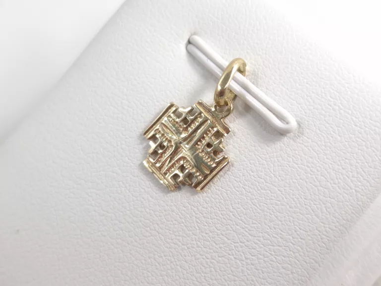 ZŁOTY KRZYŻYK JERUSALEM 1,14G 585