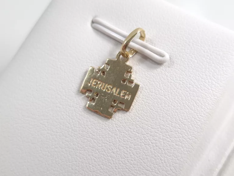 ZŁOTY KRZYŻYK JERUSALEM 1,14G 585