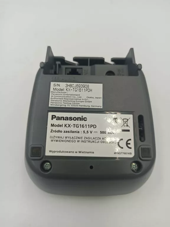 TELEFON STACJONARNY PANASONIC KX-TG1611 KOMPLET,PARAGON