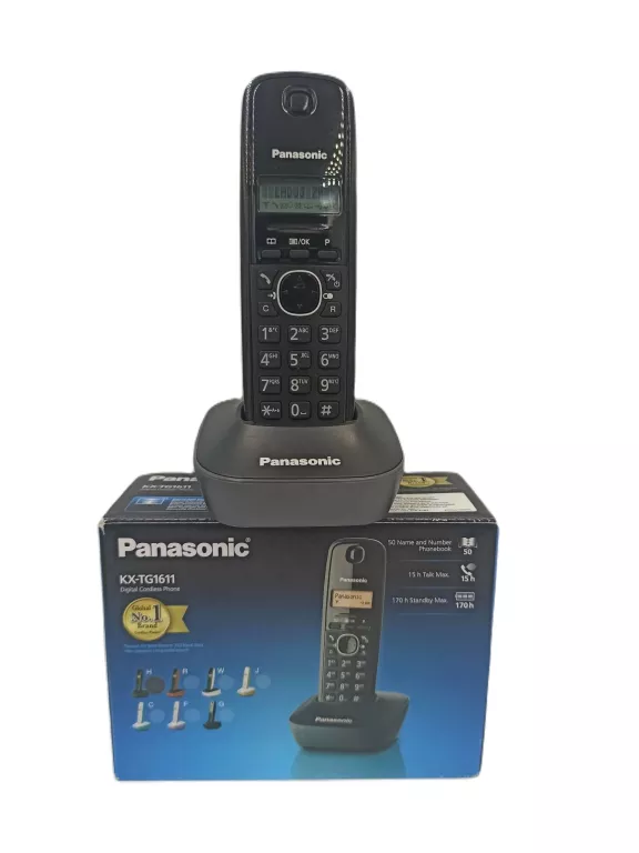TELEFON STACJONARNY PANASONIC KX-TG1611 KOMPLET,PARAGON