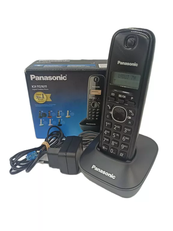 TELEFON STACJONARNY PANASONIC KX-TG1611 KOMPLET,PARAGON