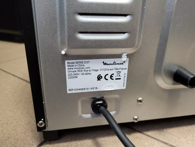 PIEKARNIK MOULINEX OPTIMO 60L 2200W 100-240 STOPNI DUŻY