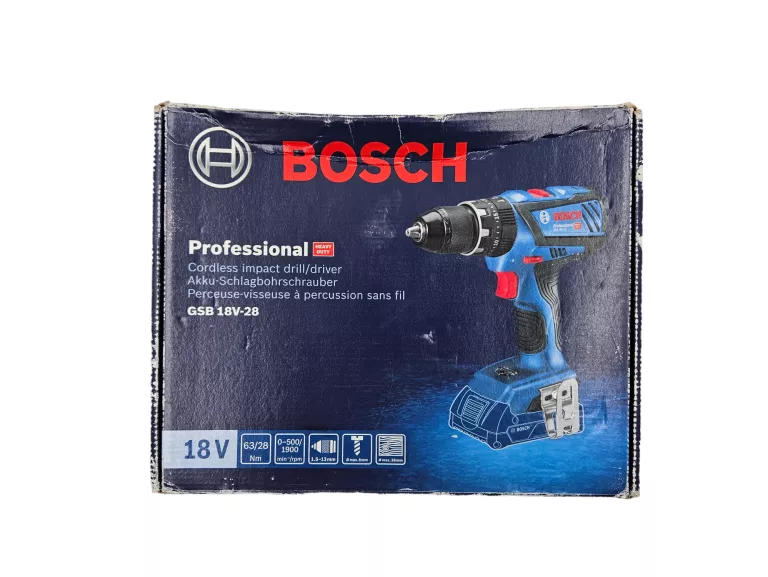 WIERTARKO WKRĘTARKA AKUMULATOROWA BOSCH GSB 18V-28 PROFESSIONAL