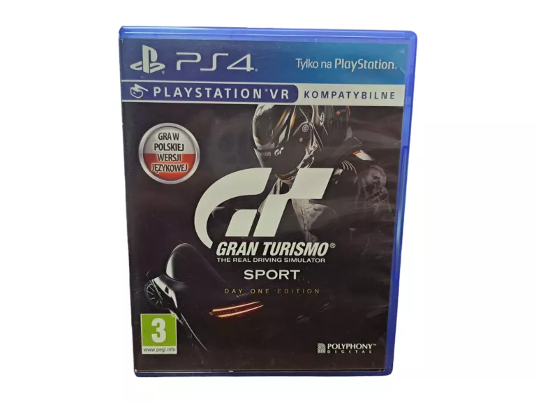 GRA NA PS4 GRAN TURISMO SPORT