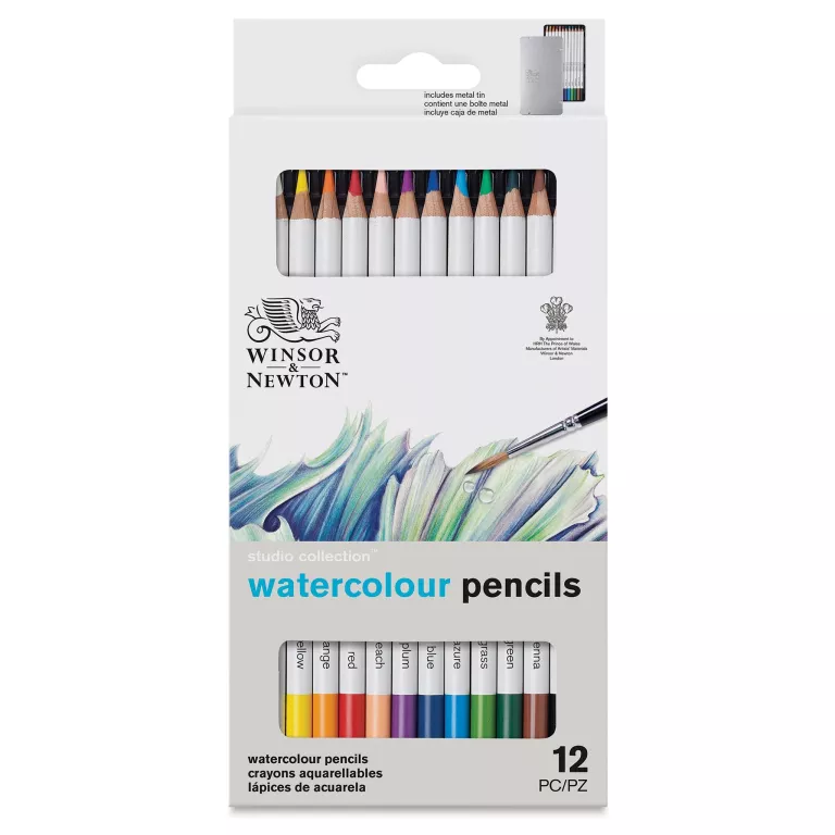 WINSOR & NEWTON STUDIO COLLECTION WATERCOLOR PENCILS 12