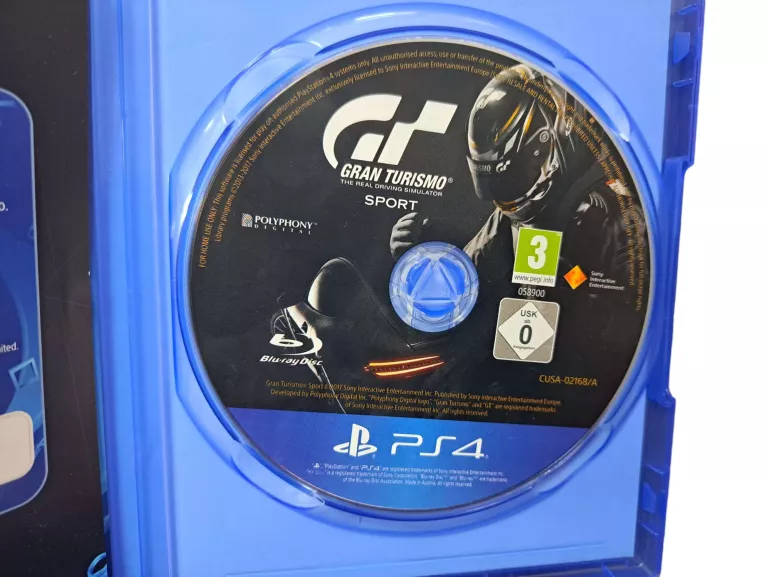 GRA NA PS4 GRAN TURISMO SPORT